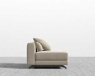 Berlin Armless - Signature Plush Velvet - Warm Taupe Berlin Armless - Signature Plush Velvet - Warm Taupe