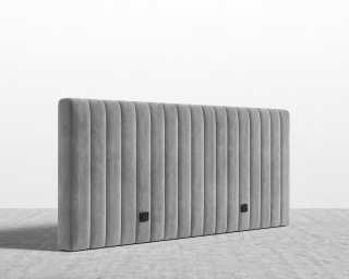 Berlin Headboard - Plush Velvet - Glacier Grey 