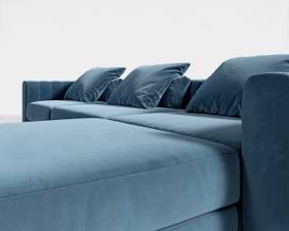 Berlin L-Sectional - Plush Velvet - Solstice
