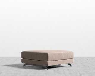 Berlin Ottoman - Plush Velvet - Blush Berlin Ottoman - Plush Velvet - Blush