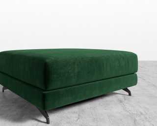 Berlin Ottoman - Plush Velvet - Moss Berlin Ottoman - Plush Velvet - Moss