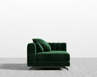 Berlin RHF Corner - Plush Velvet - Moss Berlin RHF Corner - Plush Velvet - Moss