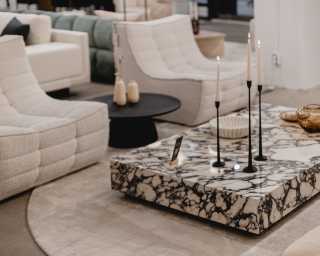 Rove concepts deals marble coffee table