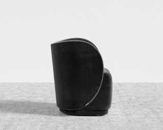 Diane Lounge Chair - Plush Velvet - Black Diane Lounge Chair - Plush Velvet - Black