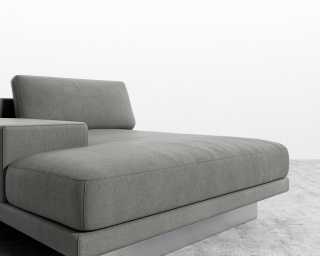 Dresden Left Chaise - Venice Vegan Suede - Sage Dresden Left Chaise - Venice Vegan Suede - Sage