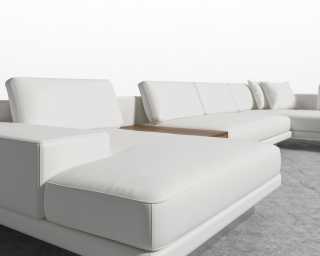 Dresden Modular - Microfiber Leather - Trento Eggshell