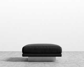 Dresden Ottoman - Trento Jet Black Dresden Ottoman - Trento Jet Black