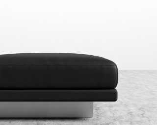 Dresden Ottoman - Trento Jet Black Dresden Ottoman - Trento Jet Black