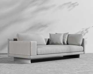 Dresden Outdoor Left Arm Sofa - Encino