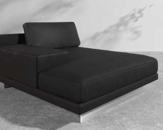 Dresden Outdoor Left Chaise with Armrest - Arcadia