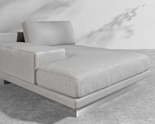 Dresden Outdoor Left Chaise with Armrest - Encino Dresden Outdoor Left Chaise with Armrest - Encino