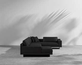 Dresden Outdoor Modular Sectional - Arcadia - Black Pietra Ceramic