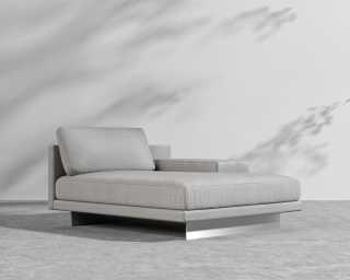 Dresden Outdoor Right Chaise with Armrest - Encino Dresden Outdoor Right Chaise with Armrest - Encino