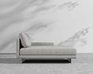 Dresden Outdoor Right Chaise with Armrest - Encino Dresden Outdoor Right Chaise with Armrest - Encino