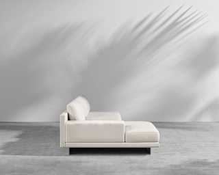 Dresden Outdoor Sectional Sofa - Palisades - White Ceramic Dresden Outdoor Sectional Sofa - Palisades - White Ceramic