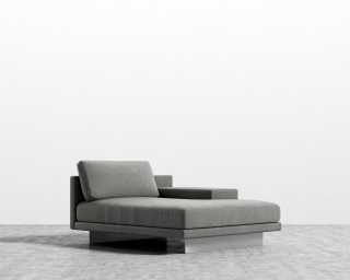 Dresden Right Chaise - Venice Vegan Suede - Strato