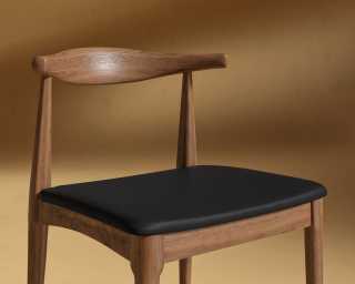 Elbow_Chair_Walnut_Monaco_Black Elbow_Chair_Walnut_Monaco_Black