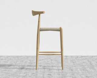 Elbow Counter Stool - Woven - Natural