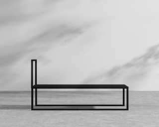 Everett Side Table - Black Frame