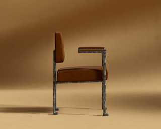 Forja-Dining-Chair_Mohair_Cognac