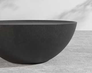 Galen Coffee Table - Black Concrete