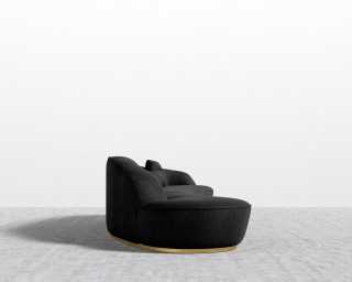 Grand Curved Sectional - Chatou Boucle - Caviar Grand Curved Sectional - Chatou Boucle - Caviar