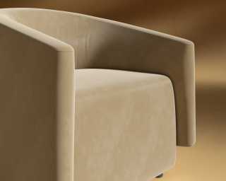 Hadrian_Armchair_Plush_Velvet - Dune Hadrian_Armchair_Plush_Velvet - Dune