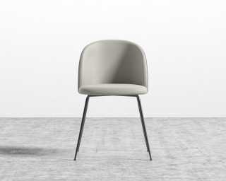 Iris Chair - Microfiber - Trento Taupe - Black Base Iris Chair - Microfiber - Trento Taupe - Black Base