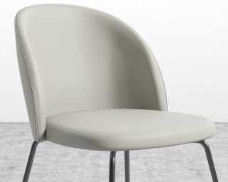 Iris Chair - Microfiber - Trento Taupe - Black Base Iris Chair - Microfiber - Trento Taupe - Black Base