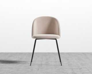 Iris Chair - Blush - Black Base Iris Chair - Blush - Black Base