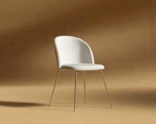 Iris_Chair_Modern_Felt_Alesund - Brass
