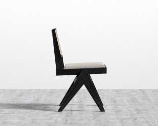 Javert Side Chair - Ebony Frame - Chatou Boucle - Pearl Javert Side Chair - Ebony Frame - Chatou Boucle - Pearl