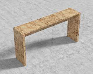 Juniper_Console_Table_Burl_Wood
