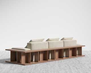 Kaye Modular End Table - Walnut Kaye Modular End Table - Walnut