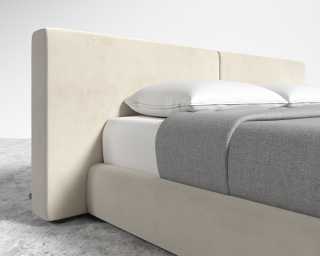 Kaye Bed - King - Plush Velvet - Cloud Kaye Bed - King - Plush Velvet - Cloud