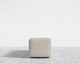 Kaye Bench - Plush Velvet - Cloud