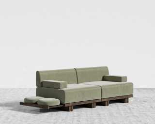 Kyoto_LoveSeat_KyotoTruffle_CottonVelvet_Verdant