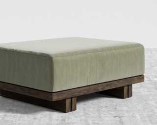 Kyoto_Ottoman_KyotoTruffle_CottonVelvet_Verdant