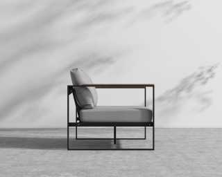 Louis Outdoor Loveseat - Encino Louis Outdoor Loveseat - Encino