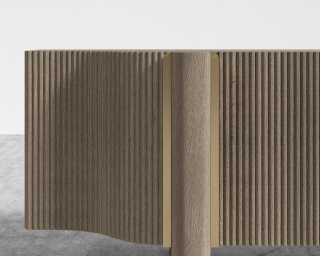 Magnus Entry Way Console - Gray Oak