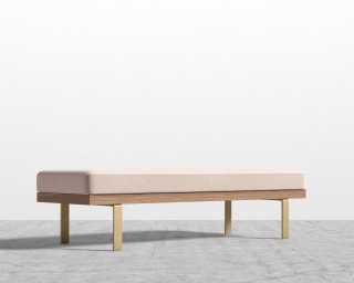 Maria Bench - Signature Plush Velvet - Blush Maria Bench - Signature Plush Velvet - Blush