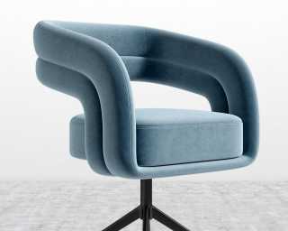 Mia Dining Chair - Vintage Velvet - Solstice