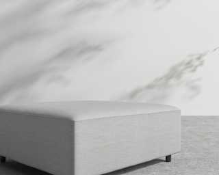 Mika Outdoor Ottoman - Encino