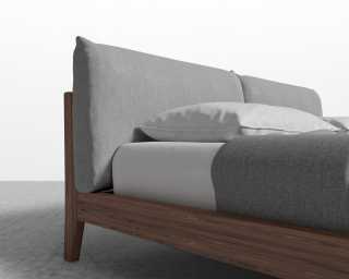 Mikkel Bed - King - Walnut - Malmo