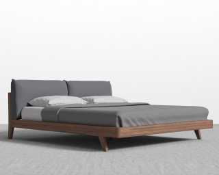 Mikkel Bed - King - Walnut - Stockholm Mikkel Bed - King - Walnut - Stockholm