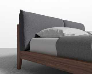 Mikkel Bed - King - Walnut - Stockholm Mikkel Bed - King - Walnut - Stockholm