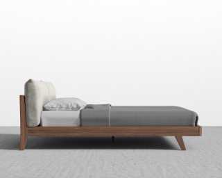Mikkel Bed - King - Leuven Linen - Haze