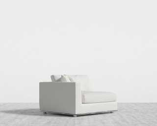 Milo 1 Seater - Left Facing - Trento Microfiber Leather - Trento Eggshell Milo 1 Seater - Left Facing - Trento Microfiber Leather - Trento Eggshell