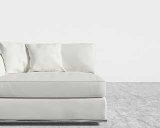 Milo 1 Seater - Left Facing - Trento Microfiber Leather - Trento Eggshell Milo 1 Seater - Left Facing - Trento Microfiber Leather - Trento Eggshell