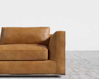 Milo 1-Seater Right - Trento Microfiber Leather - Trento Morocco